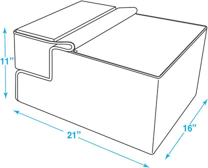 Foam Dog Stairs & Steps - Foldable 3-Step Non-Slip Support for Small Dogs & Cats, Easy Indoor Access
