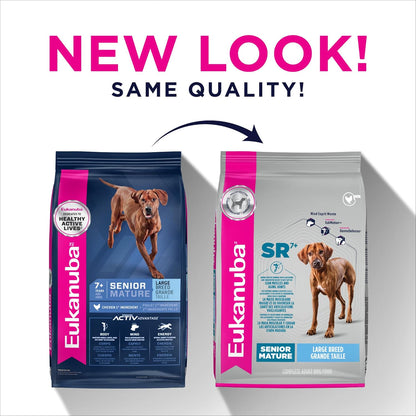 Senior Large Breed Dry Dog Food, 33 Lb Bag