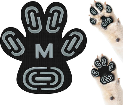 Anti-Slip Dog Paw Protector Pads for Senior Dogs Black 48Pc + Blue 48Pc